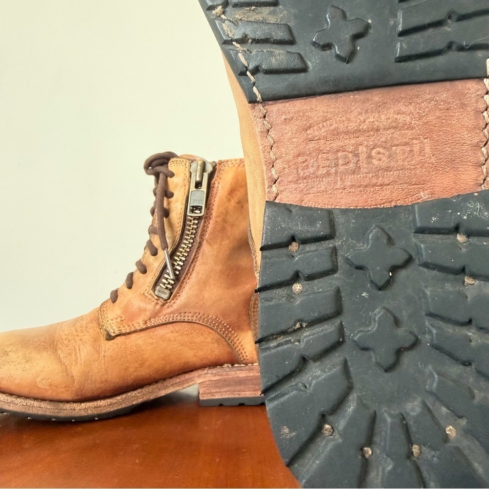 Bed Stu Tactic Trek Distressed Leather Combat Boots | US 6.5 - Picture 8 of 10